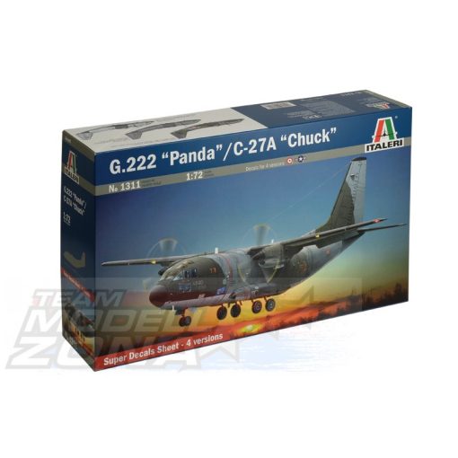 Italeri - Aeraitalia G.222 Panda / C-27A - model la scara	   	 	   	 	   	 	 