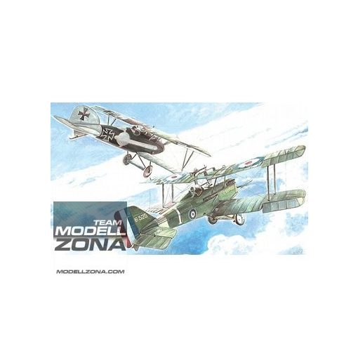 Italeri - 1:72 S.E.5a and Albatros D.III (WWI) - model la scara