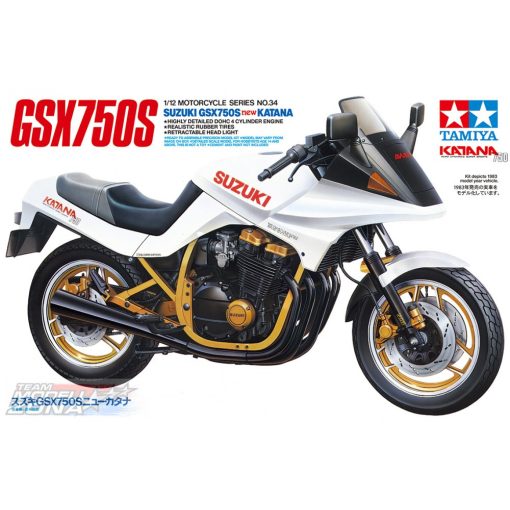 Tamiya 1:12 Suzuki GSX750S New Katana - model la scara