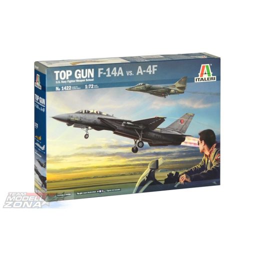 Italeri - 1:72 "Top Gun" F-14A vs A-4F - model la scara