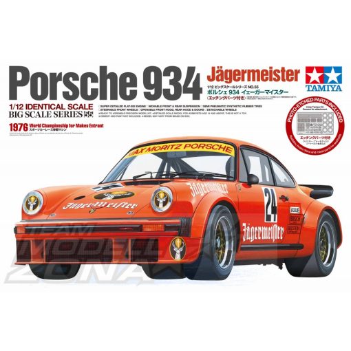 Tamiya - 1:12 Porsche 934 Jägermeister - model la scara