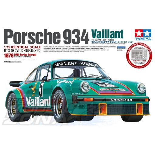 Tamiya - 1:12 Porsche 934 Vaillant - model la scara