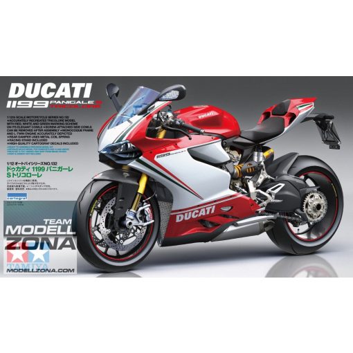 Tamiya - 1:12 Ducati 1199 Panigale S Tricolore - model la scara