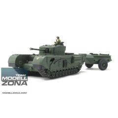   Tamiya 1:48 Brit.Pz. Churchill Mk.VII Crocodile- model la scara	