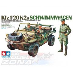   Tamiya - 1:35 Dt. Schwimmwagen m. Besatz. (3) - Schwimmwagen 3 német figurával