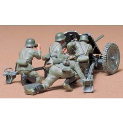 Tamiya German 37mm Anti-tank Gun - model la scara