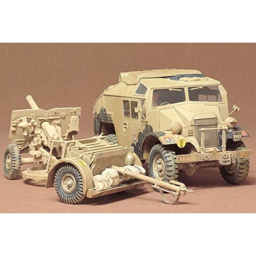 Tamiya British 25 Pndr Gun/Quad - model la scara