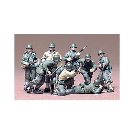 Tamiya U.S. Infantry Eur Theater Kit - model la scara