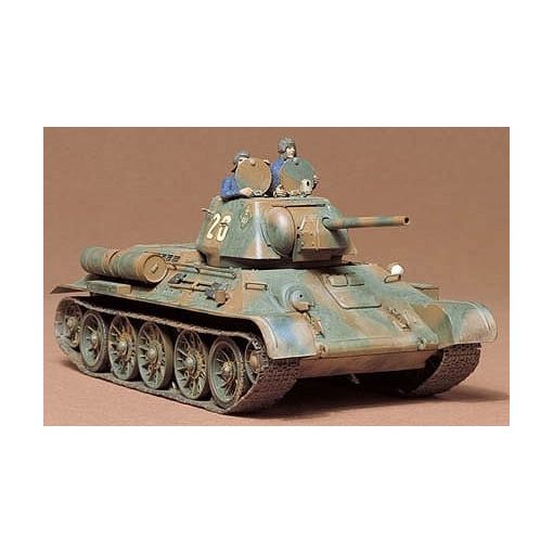 Tamiya Russian T34/76 1943 Tank - model la scara