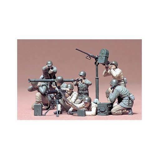 Tamiya U.S. Gun and Mortar Team Kit - model la scara