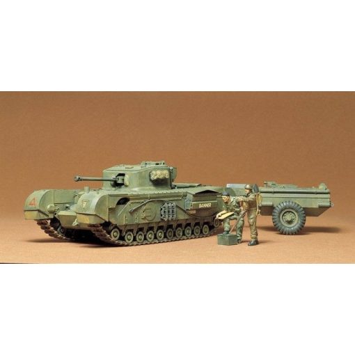 Tamiya British Churchill C Tank - model la scara (*)