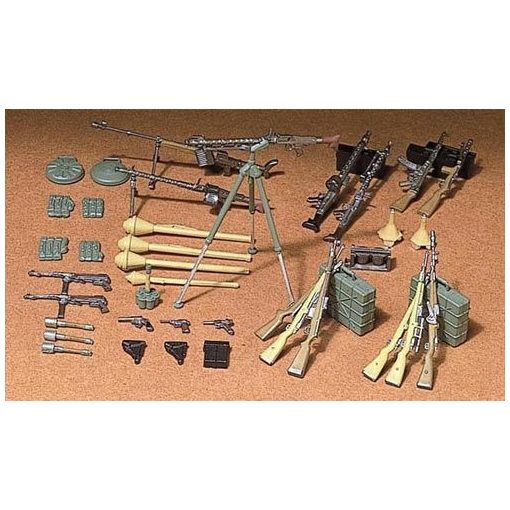 Tamiya German Infantry Weapons Set - model la scara