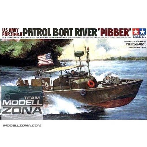 Tamiya - 1:35 US Navy PBR 31 Mk.II Pibber Vietnam- model la scara