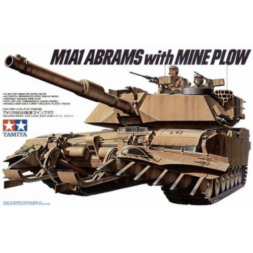 Tamiya US M1A1 ABRAMS MINENSUCHER - model la scara