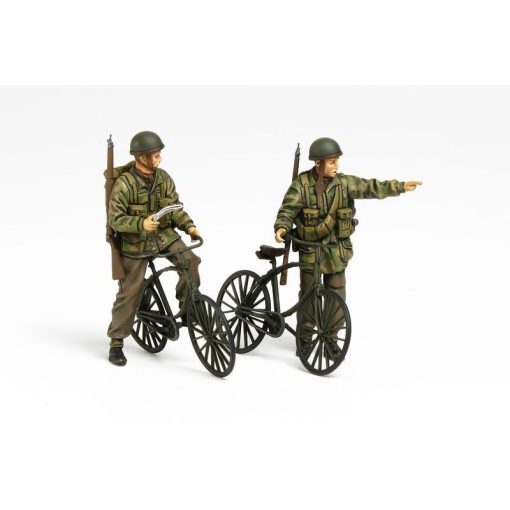 Tamiya British Paratroopers Set - w/Bicycles - model la scara