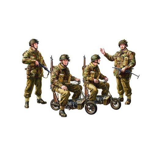 Tamiya British Paratroopers - Small Motorcycle - model la scara