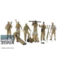   Tamiya - 1:35 Fig.-Set DAK Luftwaffe Artillerie - model la scara