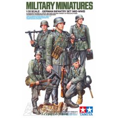   Tamiya - 1:35 Fig-Set Dt. Infanterie 1941/42 - német tüzérség - model la scara figurák