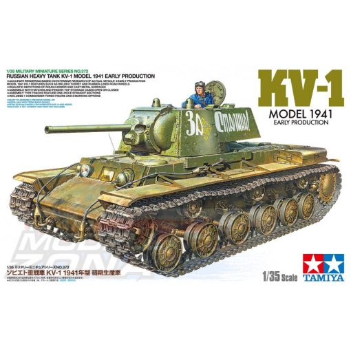 Tamiya - 1:35 KV-1 1941 orosz páncélos - model la scara