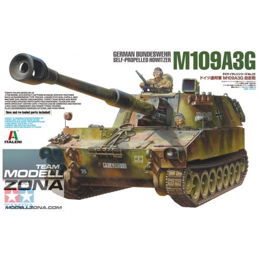 Tamiya - 1:35 Bundeswehr M109A3G Haubitze - model la scara