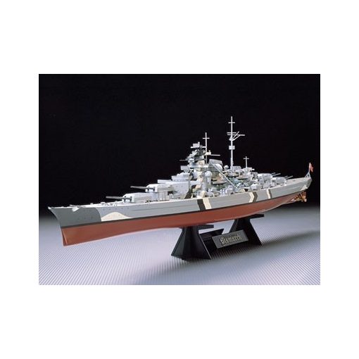 Tamiya German Battleship Bismarck- model la scara