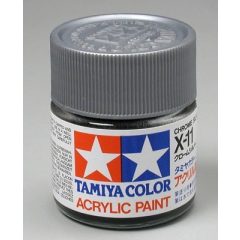 Tamiya Acrylic X-11 Chrome Silver