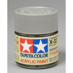 Tamiya Acrylic X-32 Titanium Silver