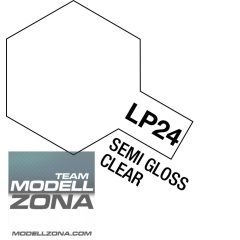   LP-24 semi gloss clear 10ml (VE6) - félfényes lakk - festék