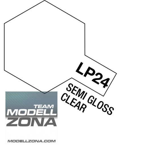 LP-24 semi gloss clear 10ml (VE6) - félfényes lakk - festék