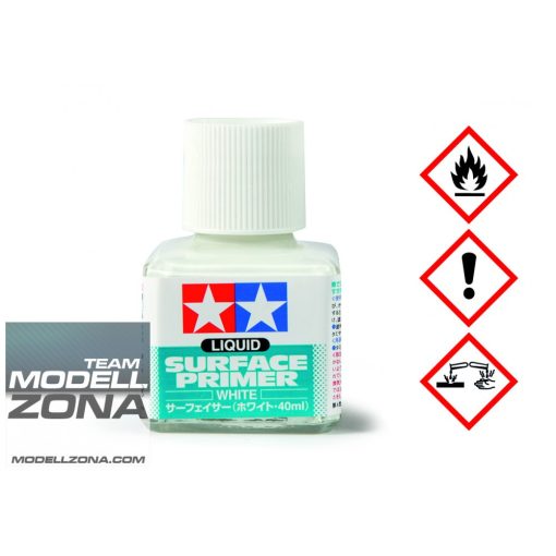 Tamiya Liquid Surface Primer White 40ml