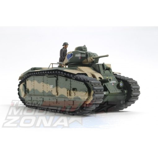 Tamiya - 1:35 French Battle Tank B1 villanymotoros - model la scara