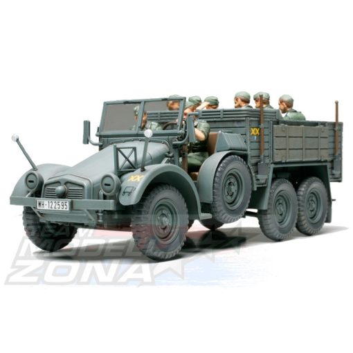 Tamiya - 1:48 WWII Dt.Lkw Krupp Protze 8 db figurával - model la scara