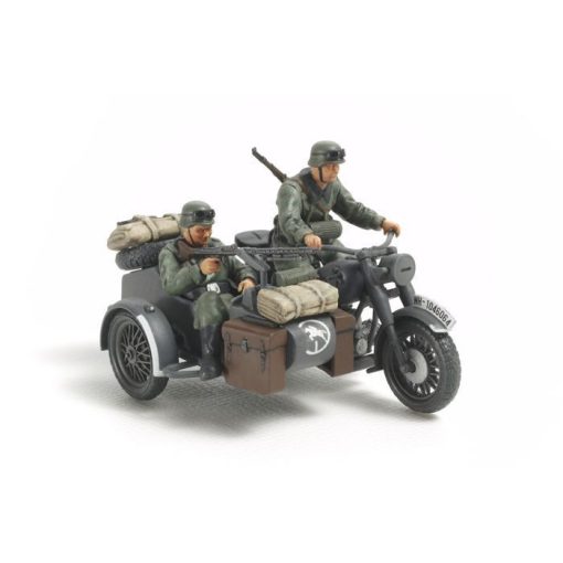 Tamiya German Motorcycle/Sidecar - model la scara