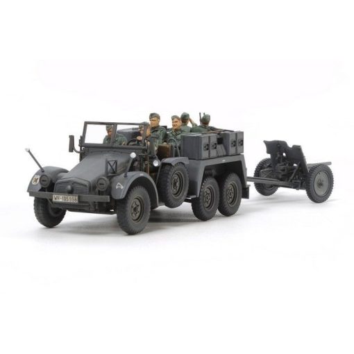 Tamiya German 6x4 Towing Truck Kfz.69 - w/3.7cm Pak - model la scara