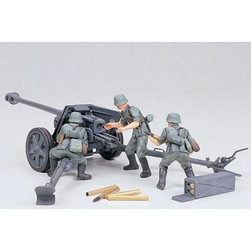 Tamiya German 75mm Anti Tank Gun - model la scara