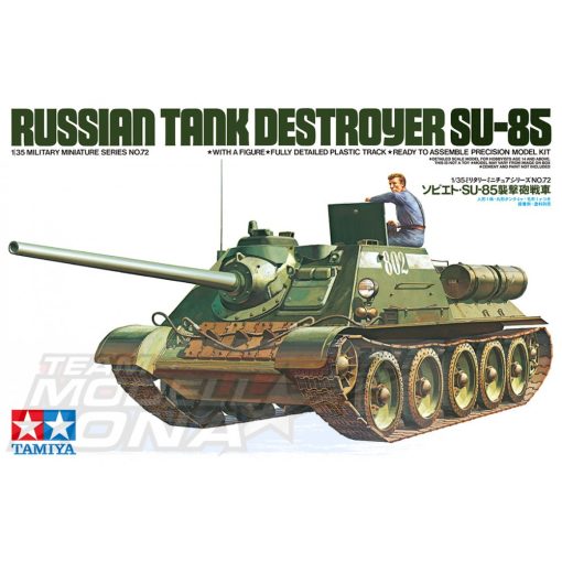 Tamiya - 1:35 Rus. Jagdpanzer SU-85- orosz vadászpáncélos model la scara 