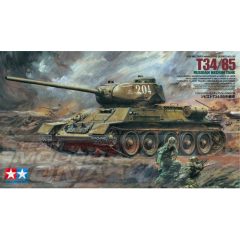   Tamiya - 1:35 Rus. T34/85 Mtl. Kampfpanzer - model la scara (*)