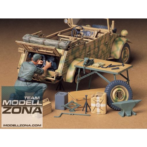 Tamiya - 1:35 Diorama-Set Wartungsset Kübelw.(1) - model la scara