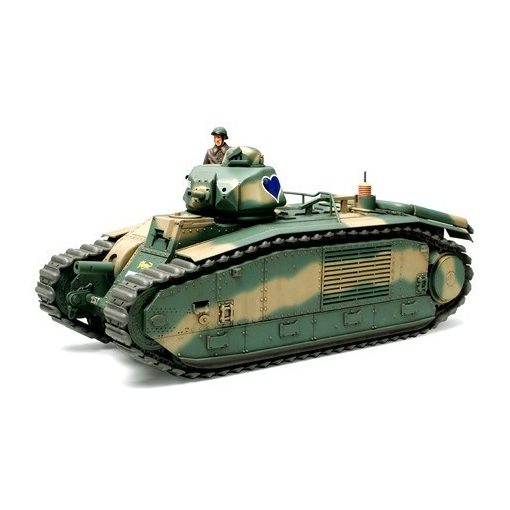 Tamiya French Battle Tank Char B1 - model la scara