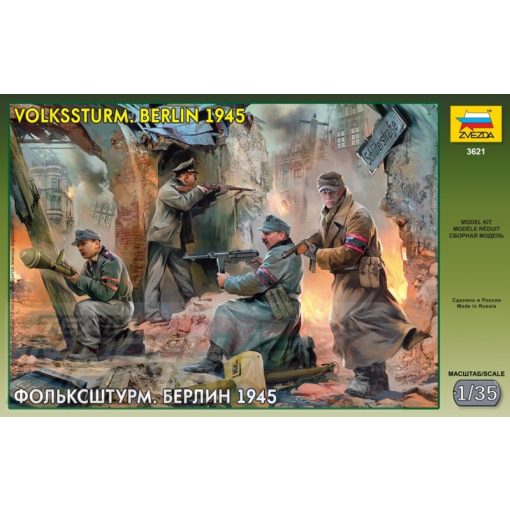 Zvezda 1:35  Volkssturm Berlin 1945 - model la scara