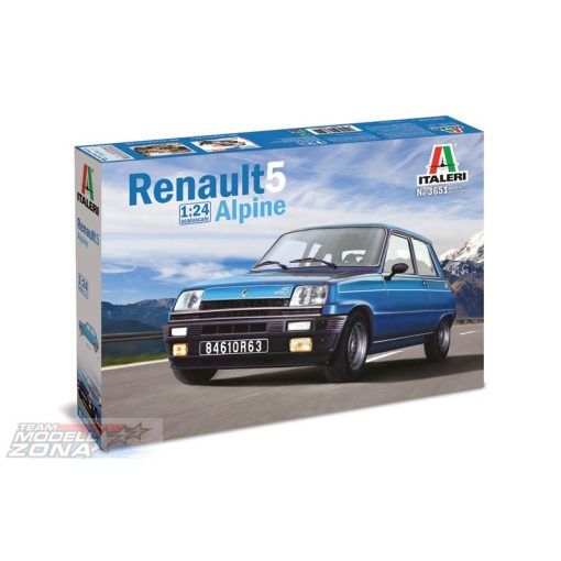 Italeri - 1:24 RENAULT 5 ALPINE - model la scara