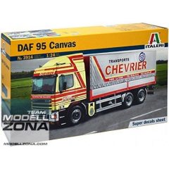 Italeri - 1:24 Daf 95 Canvas- model la scara