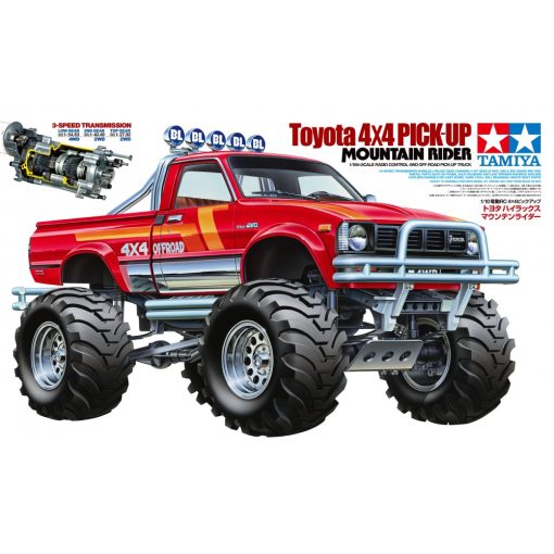 Tamiya - 1:10 RC Mountain Rider 3-GG - limited edition