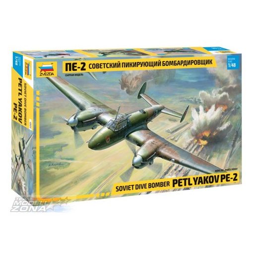 Zvezda - 1:48 Petlyakov Pe-2 - model la scara