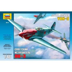 Zvezda YAK-3 Soviet WWII Fighter - model la scara