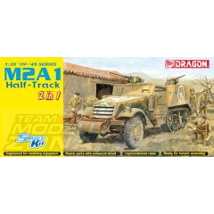   Dragon - 1:35 M2A1 Half-Track - kettő az  egyben model la scara (§) 