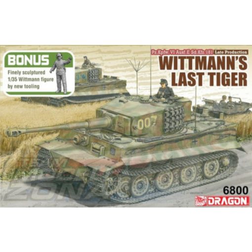 Dragon - 1:35 Wittmann's Last Tiger - model la scara bónusz figurával