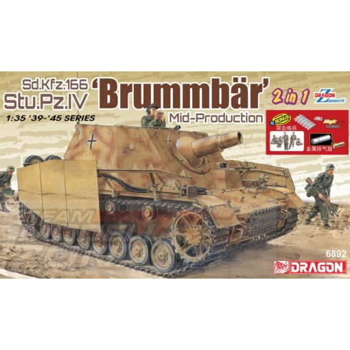 Dragon - 1:35 Sd.Kfz.166 Stu.Pz.IV 'Brummbär - model la scara