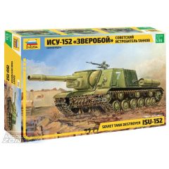 Zvezda ISU-152 Soviet Self-propelled Gun - model la scara