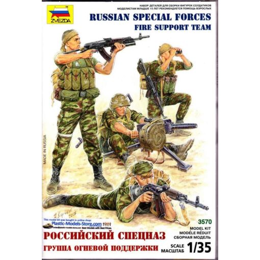 Zvezda Russian Special Forces, Fire support Team - model la scara